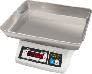Весы порционные CAS SW-II-20, с платформой-чашей India (RS-232)